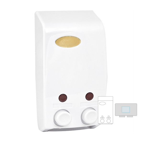 ABS White Soap Dispenser